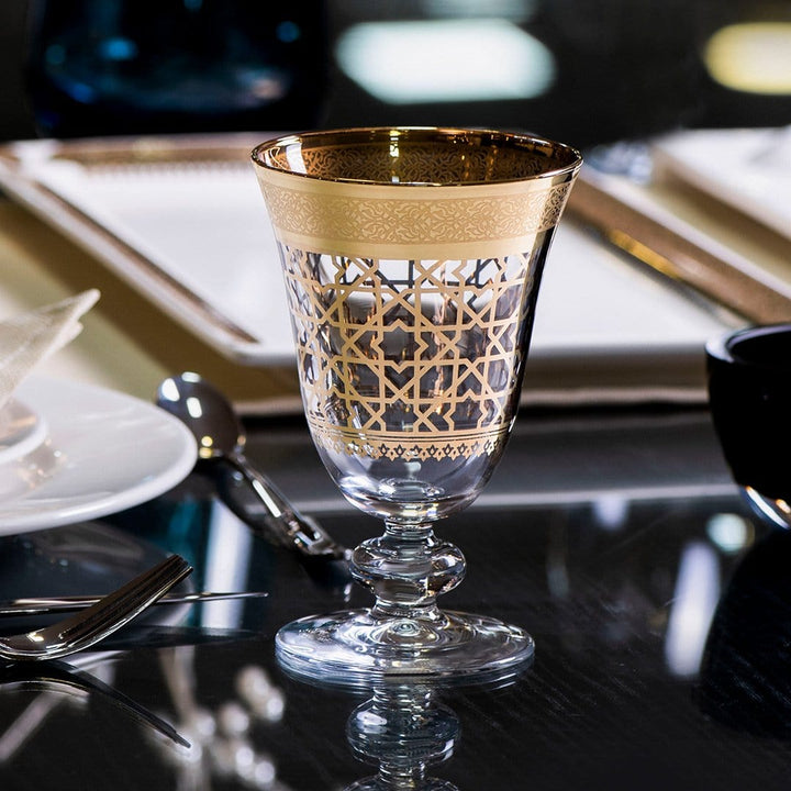 Dimlaj Cordoba Set of 6 Pcs Goblet Stems (Gold) - Premium Goblet Stemware from Cordoba By Dimlaj - Just $400!