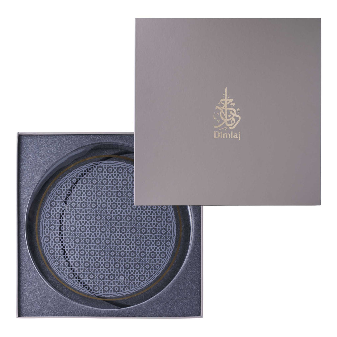 Dimlaj Ivory Large Serving Tray with Handle (Gold) - Premium Trays from Ivory By Dimlaj - Just $350!