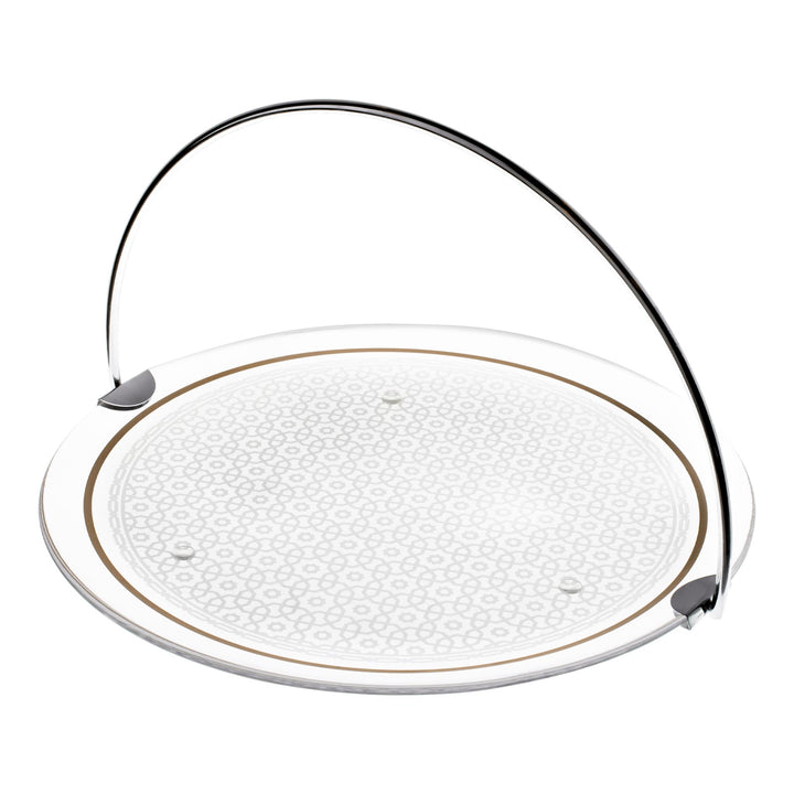 Dimlaj Ivory Large Serving Tray with Handle (Gold) - Premium Trays from Ivory By Dimlaj - Just $350!