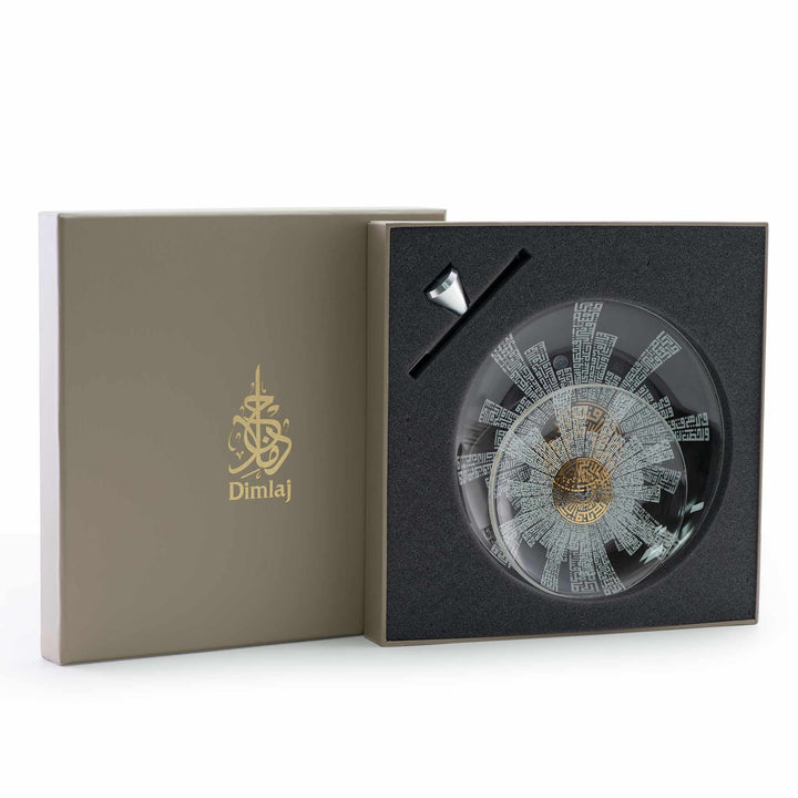 Dimlaj Abraj 2 Tiered Tray (Gold) - Premium Stands from Abraj By Dimlaj - Just $210!