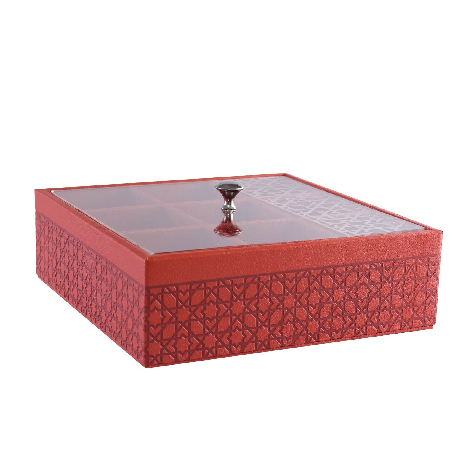 Dimlaj Cordoba Tea Box (Brick Color) - Premium Table Accessories from Cordoba By Dimlaj - Just $235!
