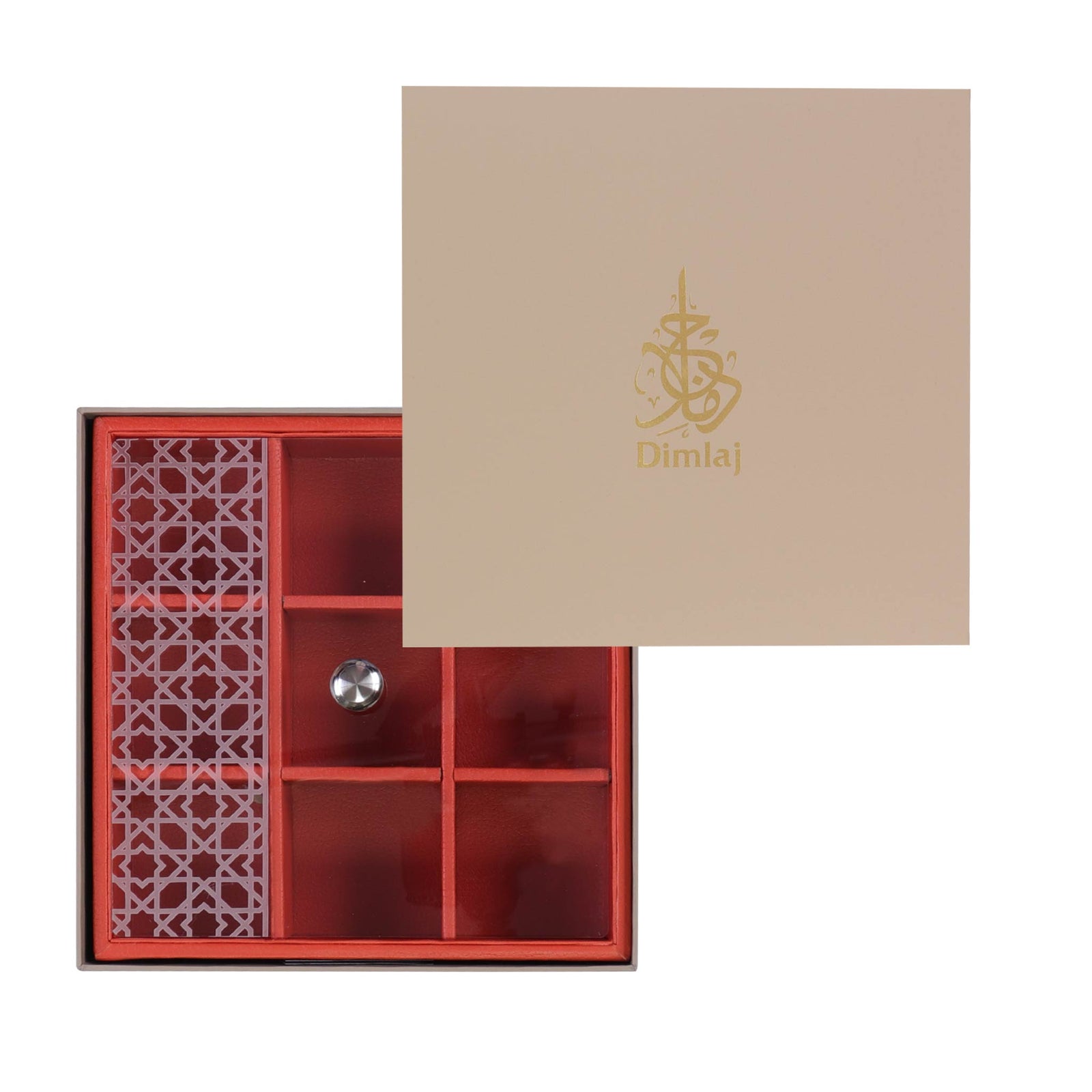 Dimlaj Cordoba Tea Box (Brick Color) - Premium Table Accessories from Cordoba By Dimlaj - Just $235!
