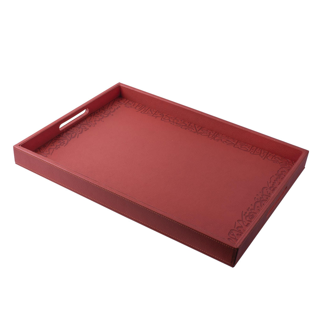 Dimlaj Kareem Large Serving Tray (Brick Color) - Premium Table Accessories from Kareem By Dimlaj - Just $370!