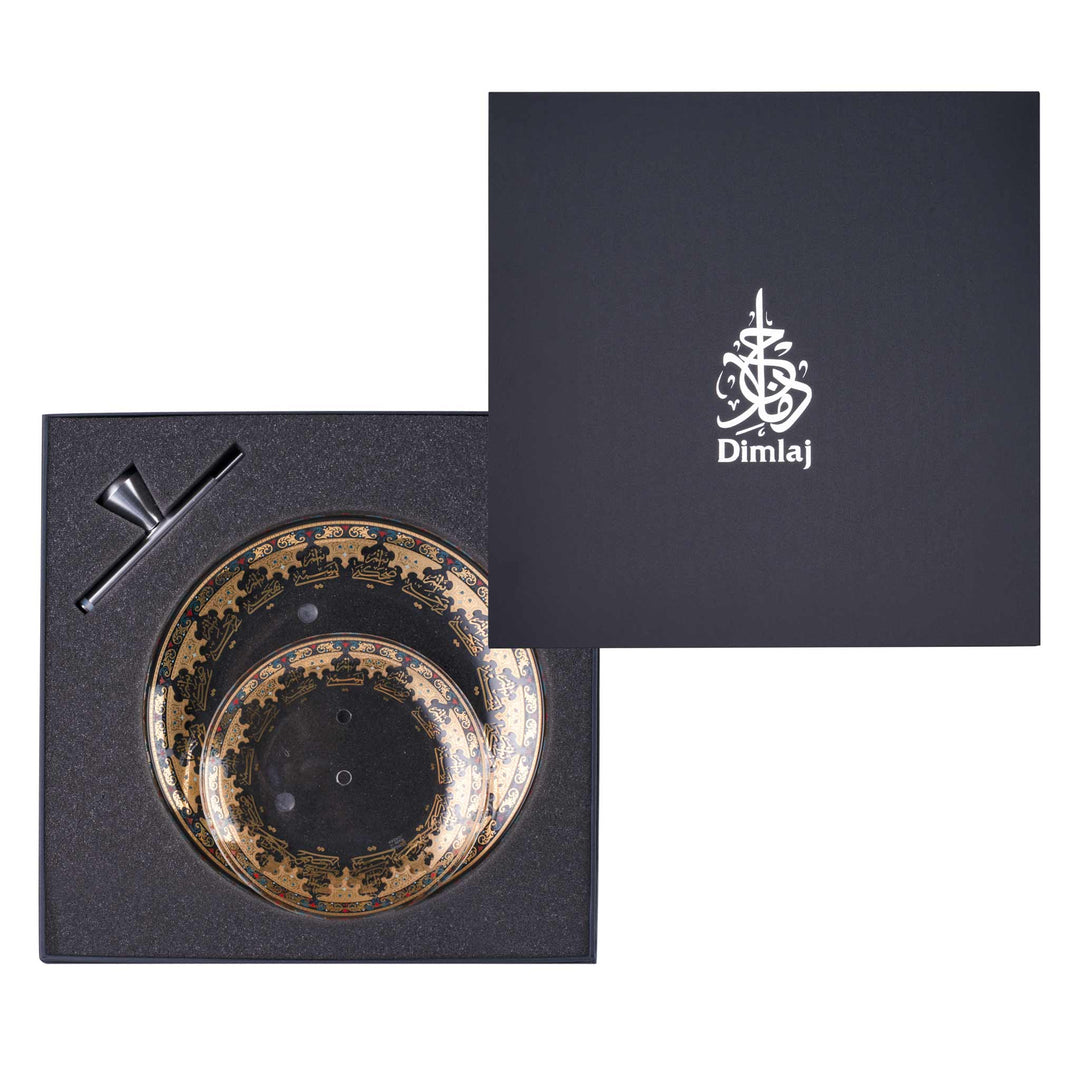 Dimlaj Suroor 2 Tiered Tray (Gold) - Premium Stands from Suroor By Dimlaj - Just $210!