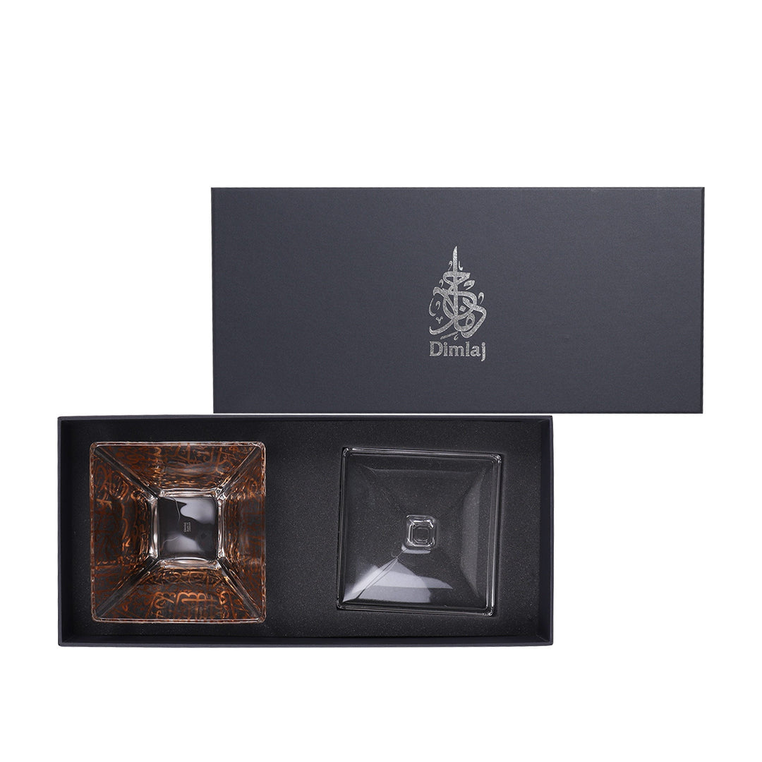 Dimlaj Kareem Serving Bowl with Lid (Gold) - Premium Sugar Bowls from Kareem By Dimlaj - Just $300!