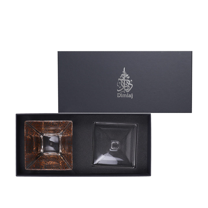 Dimlaj Kareem Serving Bowl with Lid (Gold) - Premium Sugar Bowls from Kareem By Dimlaj - Just $300!