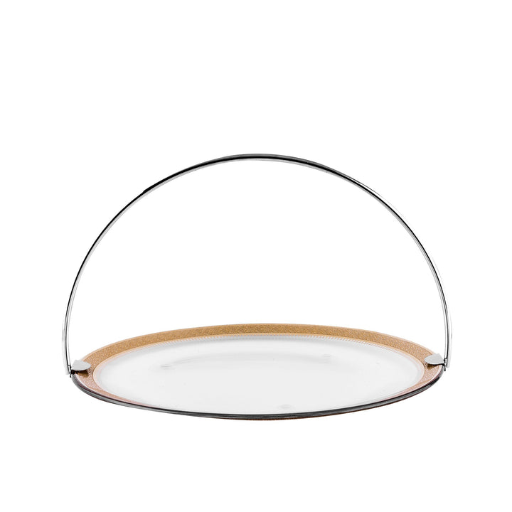 Dimlaj Cordoba Large Serving Tray with Handle (Gold) - Premium Stands from Cordoba By Dimlaj - Just $210!