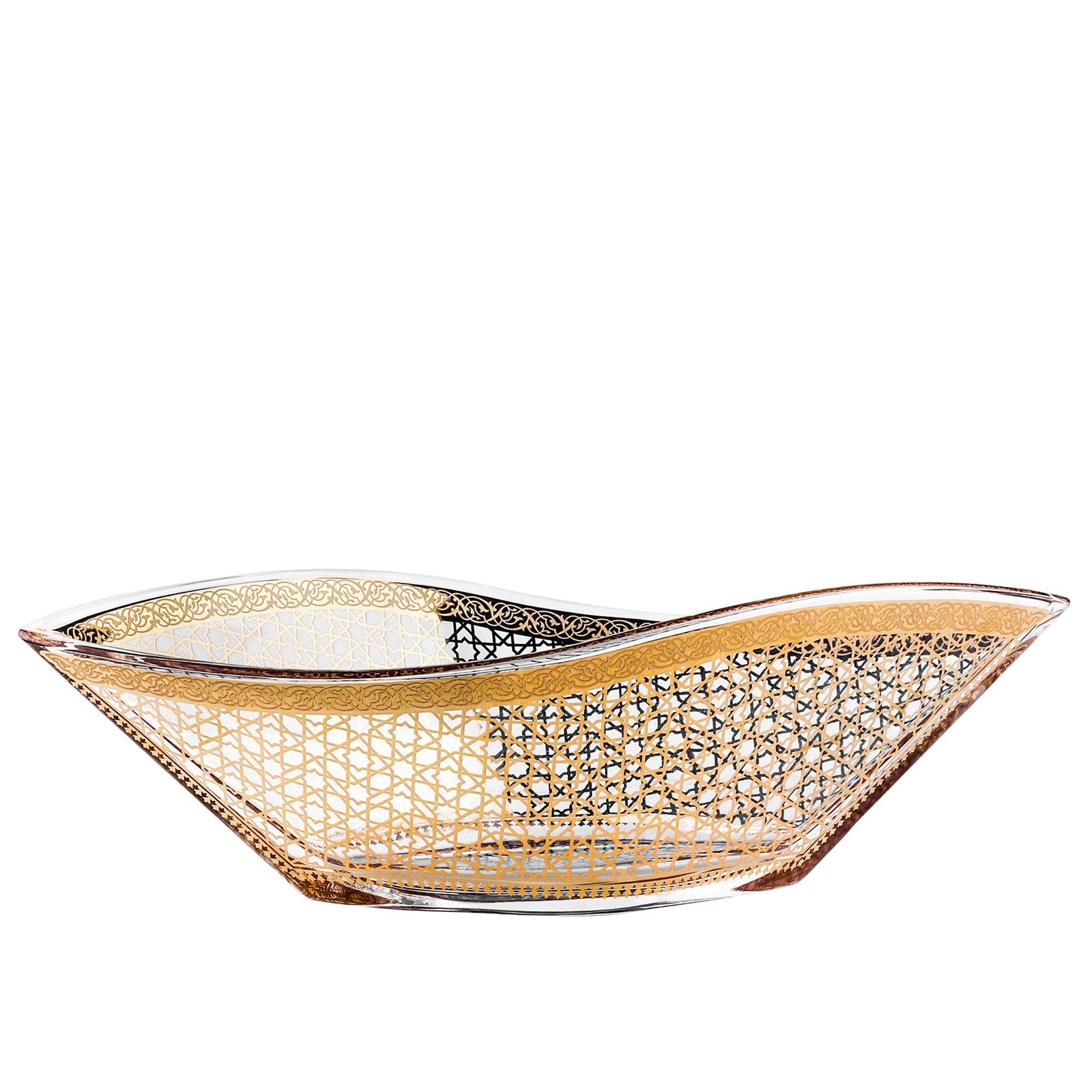 Dimlaj Cordoba Large Serving Bowl (Gold) - Premium Serving Bowls from Cordoba By Dimlaj - Just $265!