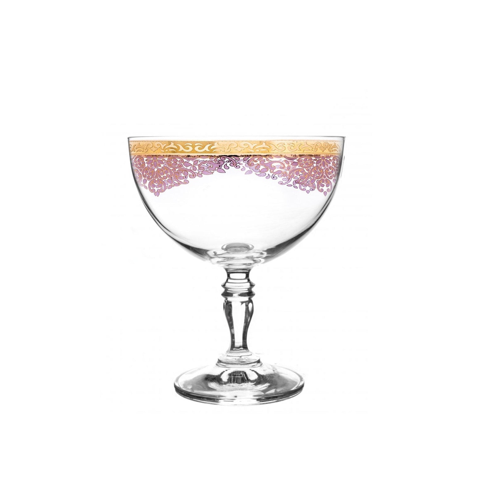 Dimlaj Selena Set of 6 Pcs Ice-Cream Cups (Gold & Pink) - Premium Ice-Cream Cups from Selena By Dimlaj - Just $212!
