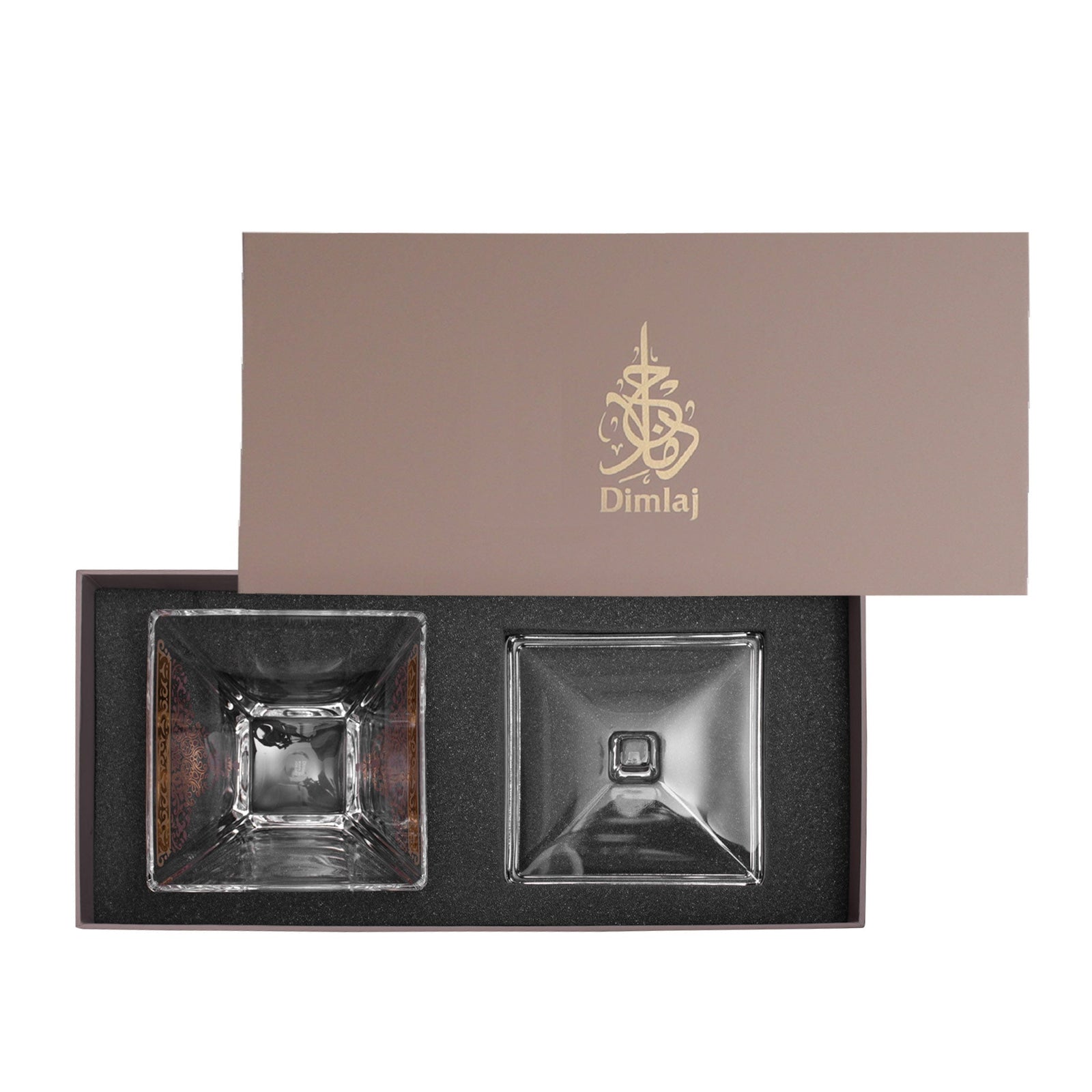 Dimlaj Selena Serving Bowl with Lid (Gold & Pink) - Premium Seving Bowls from Selena By Dimlaj - Just $128!