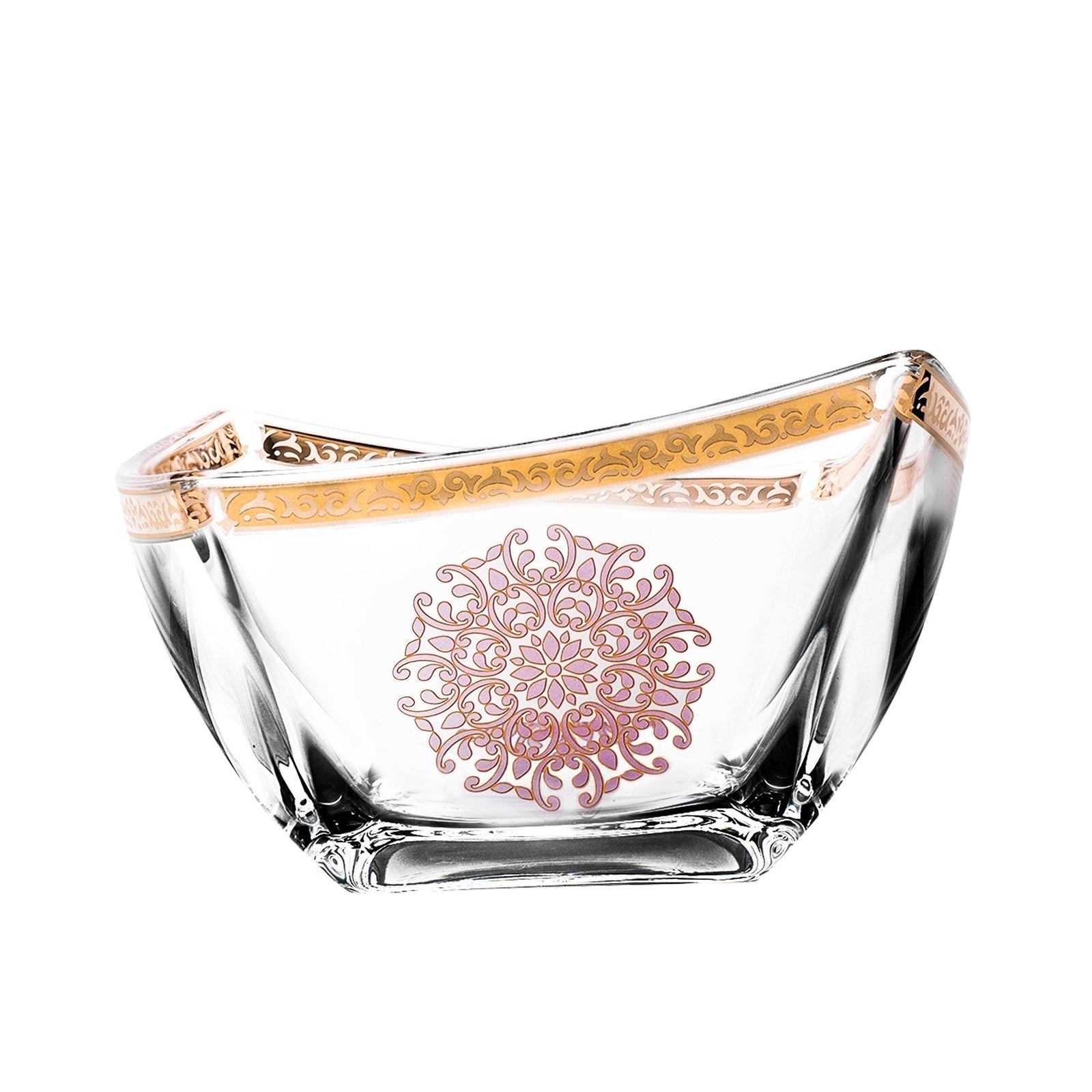Dimlaj Selena Serving Bowl (Gold & Pink) - Premium Serving Bowls from Selena By Dimlaj - Just $188!