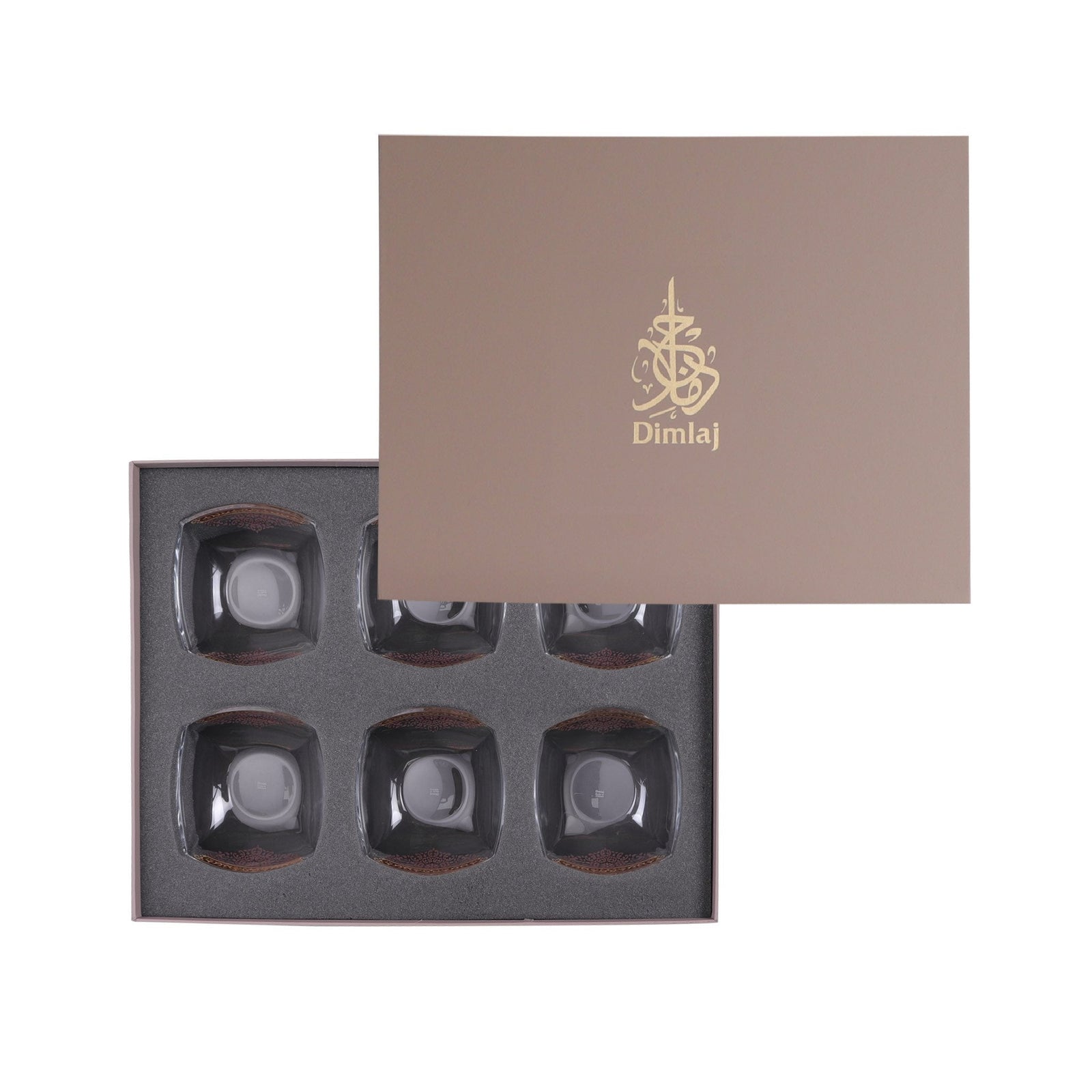 Dimlaj Selena Set of 6 Pcs Serving Bowls (Gold & Pink) - Premium Serving Bowls from Selena By Dimlaj - Just $252!