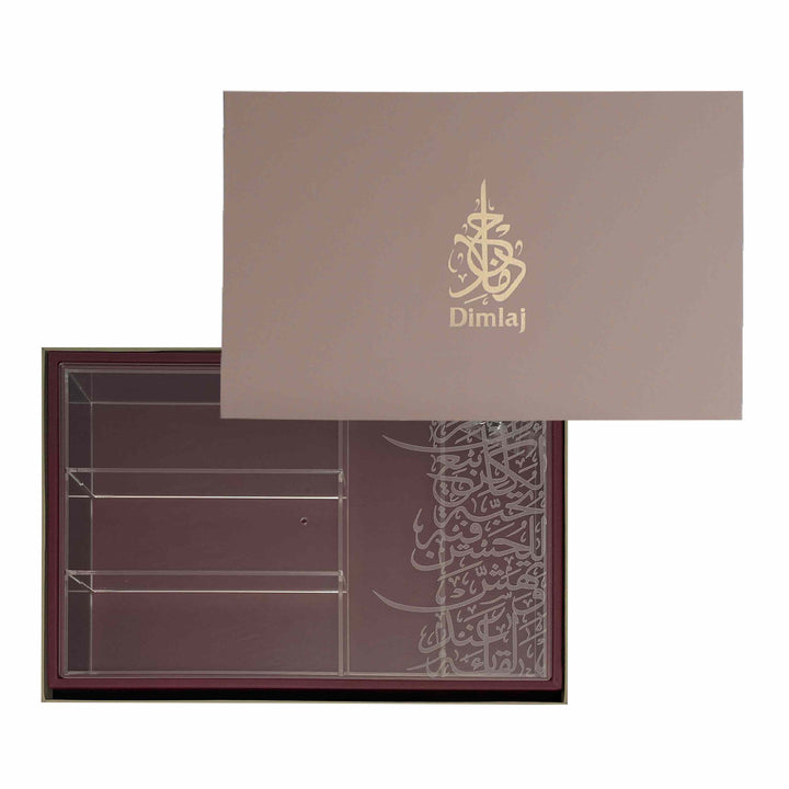 Dimlaj Kareem Cutlery Box (Brick Color) - Premium Table Accessories from Kareem By Dimlaj - Just $370!