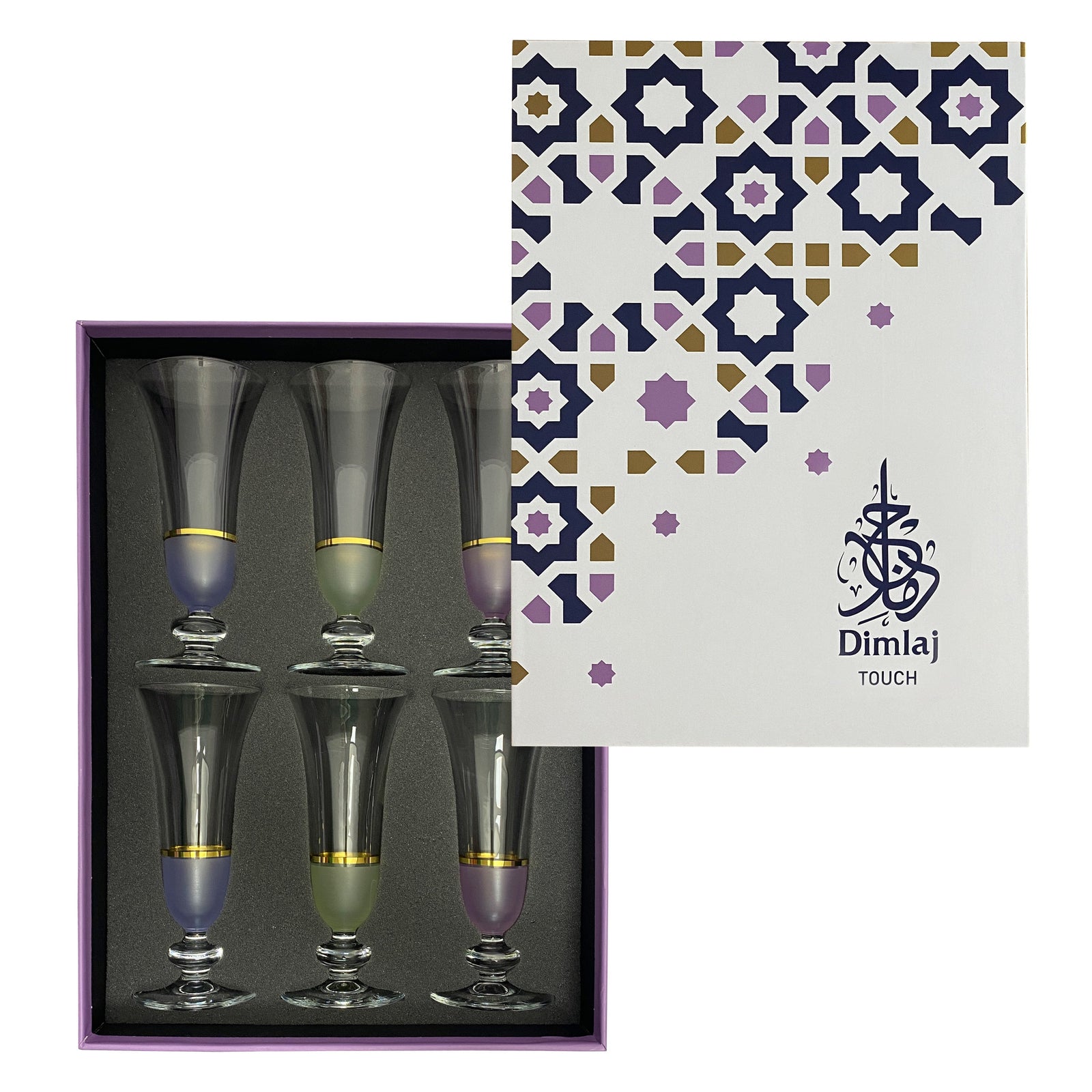 Dimlaj Touch Luminous Set of 6 Pcs Stemwares - Premium Stemware from Dimlaj - Just $135!