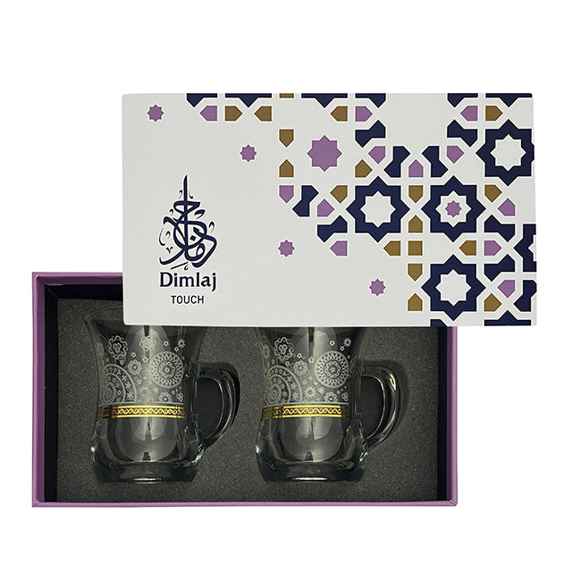Dimlaj Touch Paisley Set of 2 Pcs Mugs - Premium Mugs from Paisley By Dimlaj - Just $65!