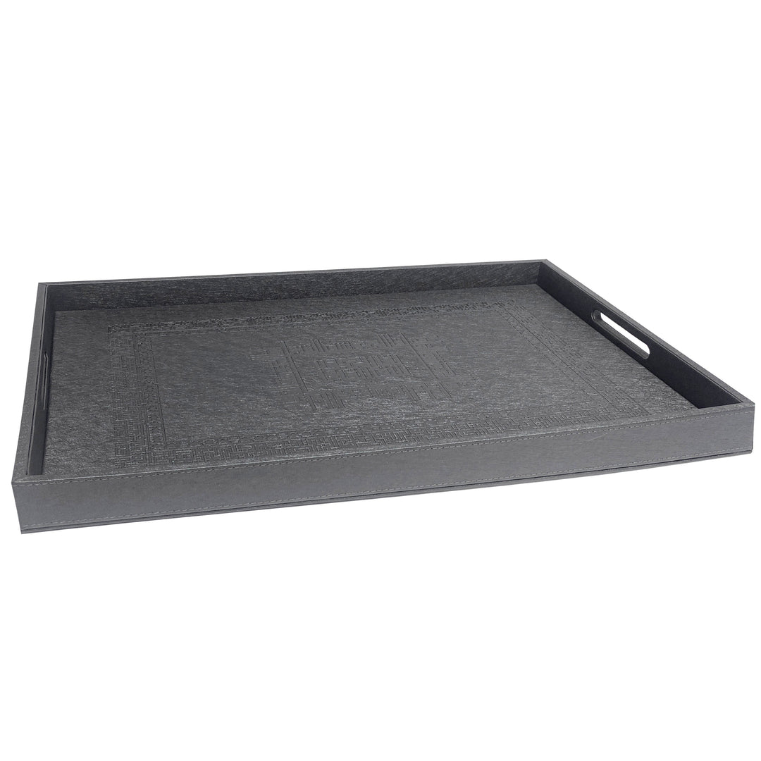 Dimlaj Shafa Large Serving Tray (Charcoal Grey) - Premium Table Accessories from Shafa By Dimlaj - Just $370!
