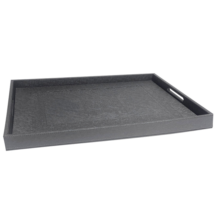 Dimlaj Shafa Large Serving Tray (Charcoal Grey) - Premium Table Accessories from Shafa By Dimlaj - Just $370!