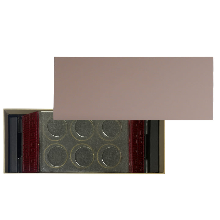 Dimlaj Shafa Acrylic Coffee Stand & Cawa Cups (Maroon) - Premium Table Accessories from Shafa By Dimlaj - Just $280!