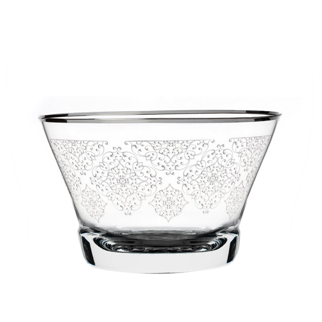 Dimlaj Perla Set of 4 Pcs Serving Bowls (Platinum) - Premium Serving Bowls from Perla By Dimlaj - Just $350!