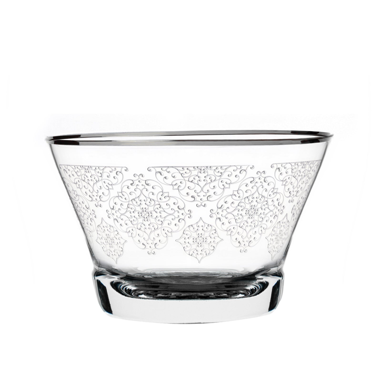 Dimlaj Perla Set of 4 Pcs Serving Bowls (Platinum) - Premium Serving Bowls from Perla By Dimlaj - Just $350!