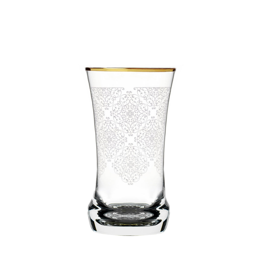 Dimlaj Perla Set of 6 Pcs Crystal Tumblers (Gold) - Premium Tumblers from Perla By Dimlaj - Just $370!