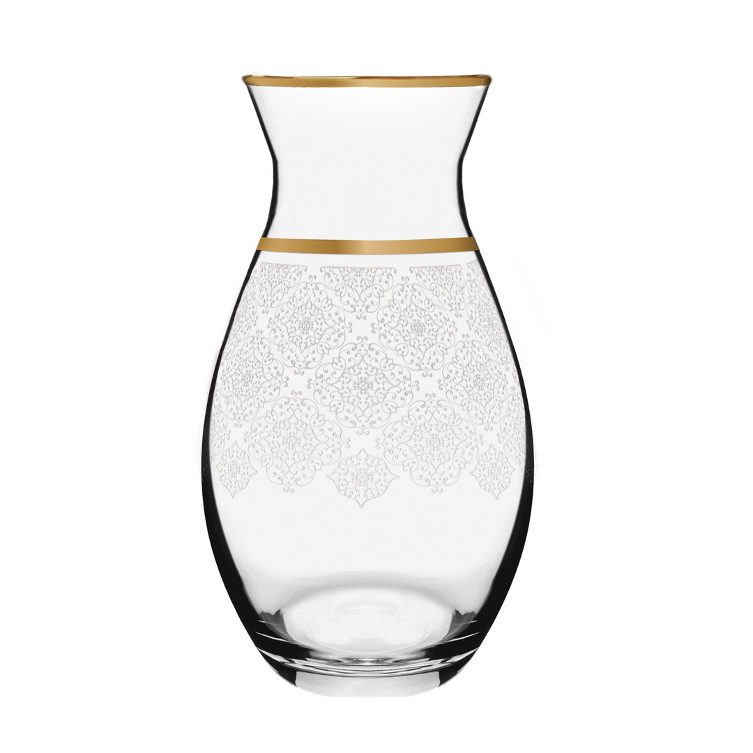 Dimlaj Perla Crystal Vase (Gold) - Premium Vases from Perla By Dimlaj - Just $265!