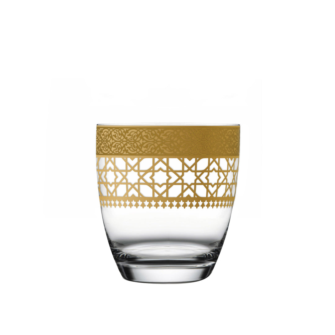 Dimlaj Cordoba Set of 6 Pcs Short Tumblers (Gold) - Premium Short Tumblers from Cordoba By Dimlaj - Just $370!