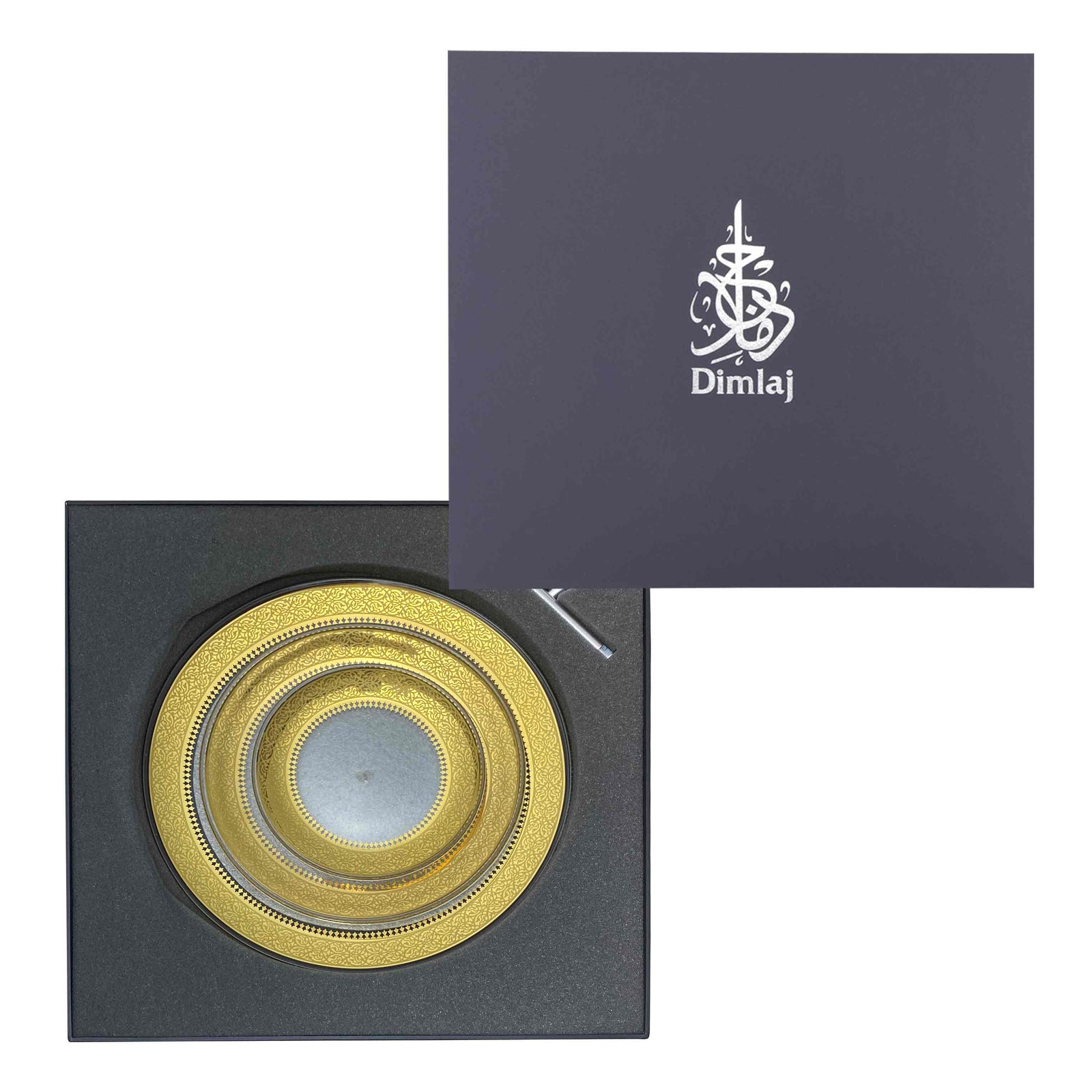 Dimlaj Cordoba 3 Tiered Tray (Gold) - Premium Stands from Cordoba By Dimlaj - Just $400!