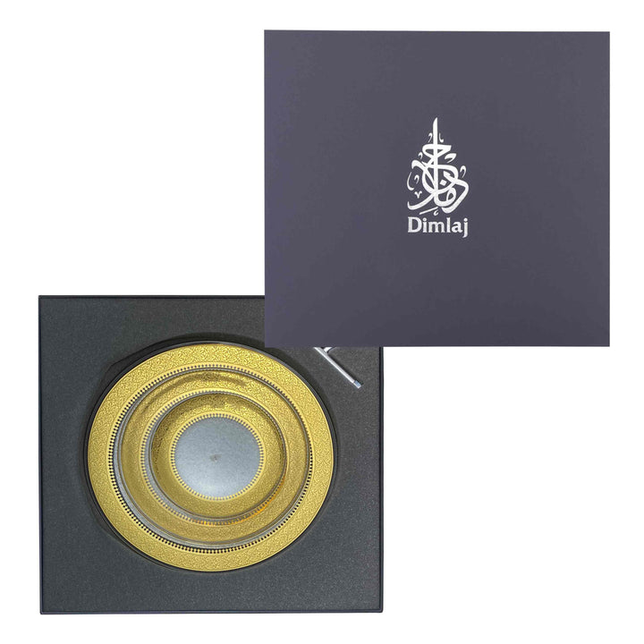 Dimlaj Cordoba 3 Tiered Tray (Gold) - Premium Stands from Cordoba By Dimlaj - Just $400!