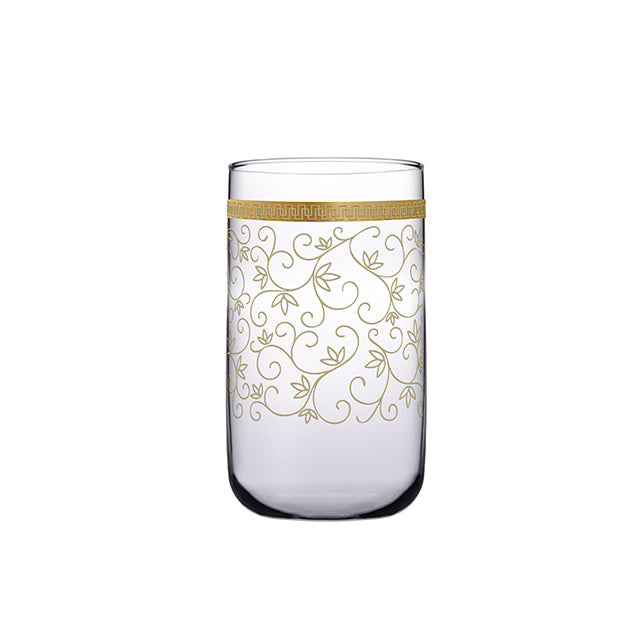 Dimlaj Touch Tendril Set of 6 Pcs Long Tumblers Gold - Premium Tumblers from Dimlaj Touch - Just $135!