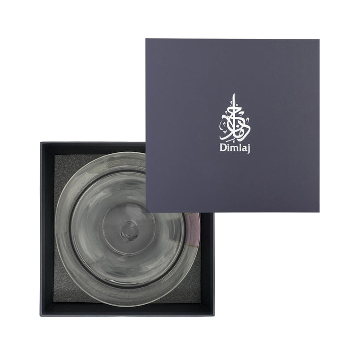 Dimlaj Nagham Footed Serving Bowl (Gold & Pink) - Premium Serving Bowls from Nagham By Dimlaj - Just $750!