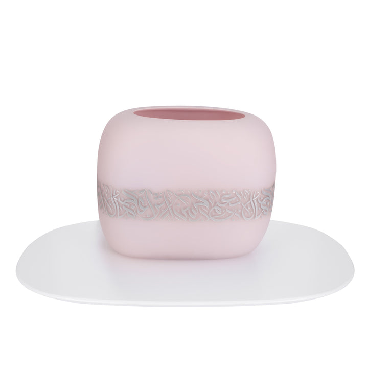Dimlaj Nagham Large Vase (Silver & Pink) - Premium Vases from Nagham By Dimlaj - Just $2785!