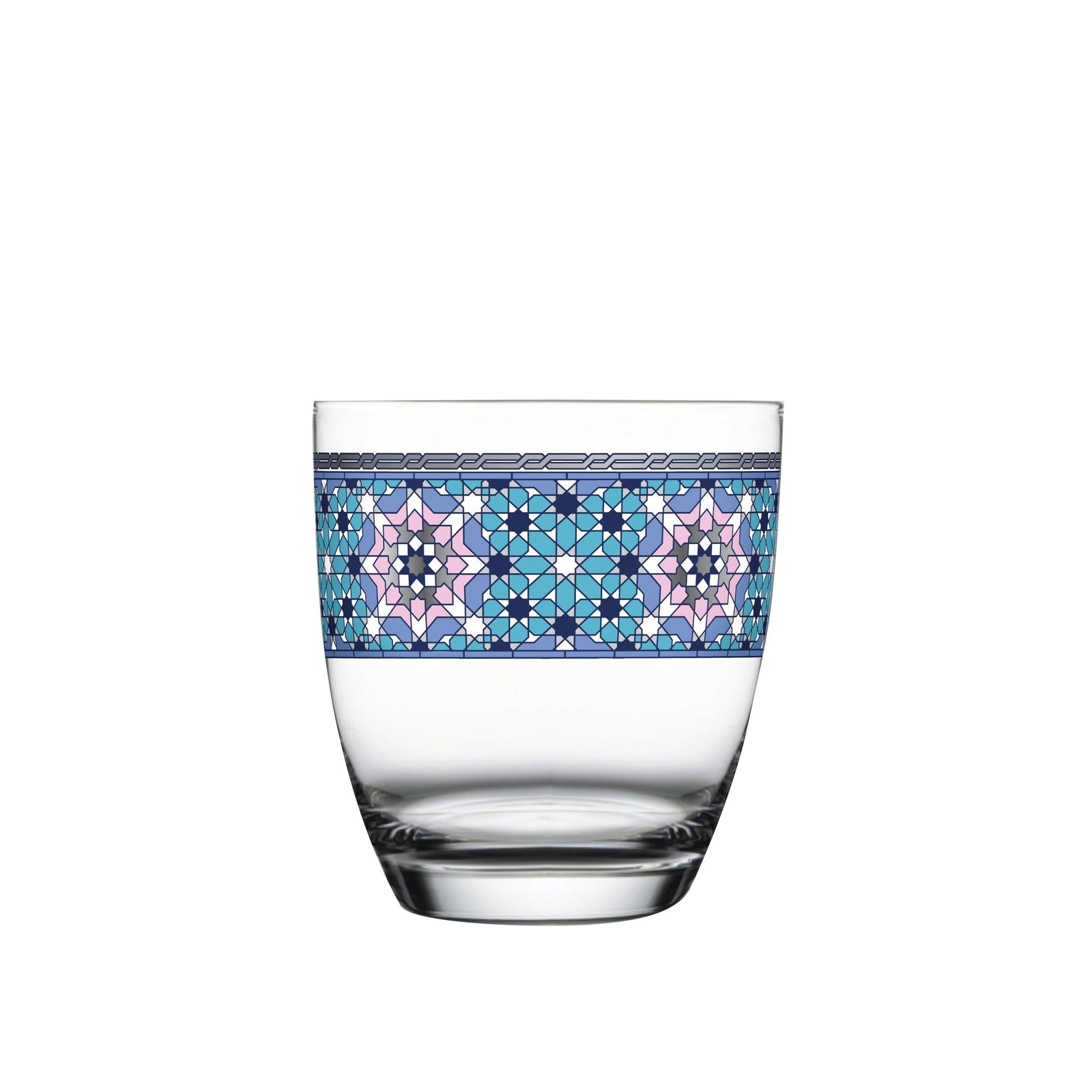 Dimlaj Melange Set of 6 Pcs Crystal Tumblers (Platinum) - Premium Short Tumblers from Melange By Dimlaj - Just $315!