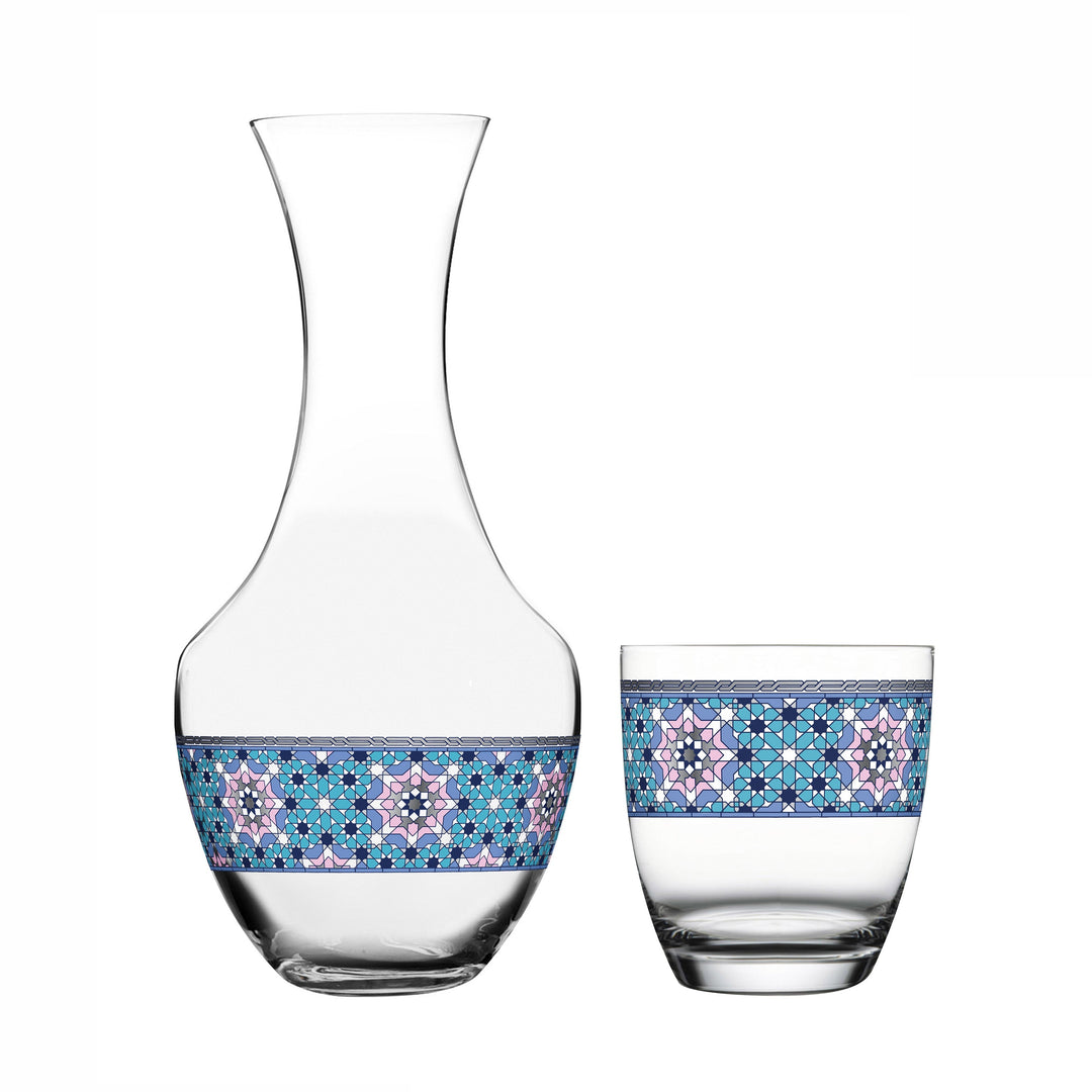 Dimlaj Melange Set of 5 Pcs Crystal Drinkset (Platinum) - Premium Drinkset from Melange By Dimlaj - Just $420!