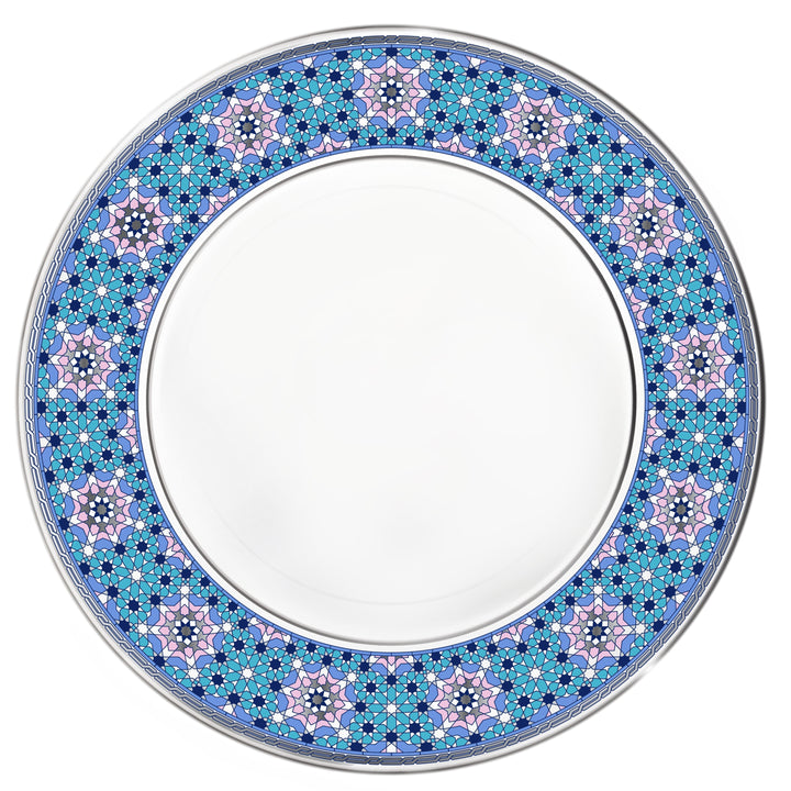 Dimlaj Melange Glass Plate (Platinum) - Premium Platters from Melange By Dimlaj - Just $265!