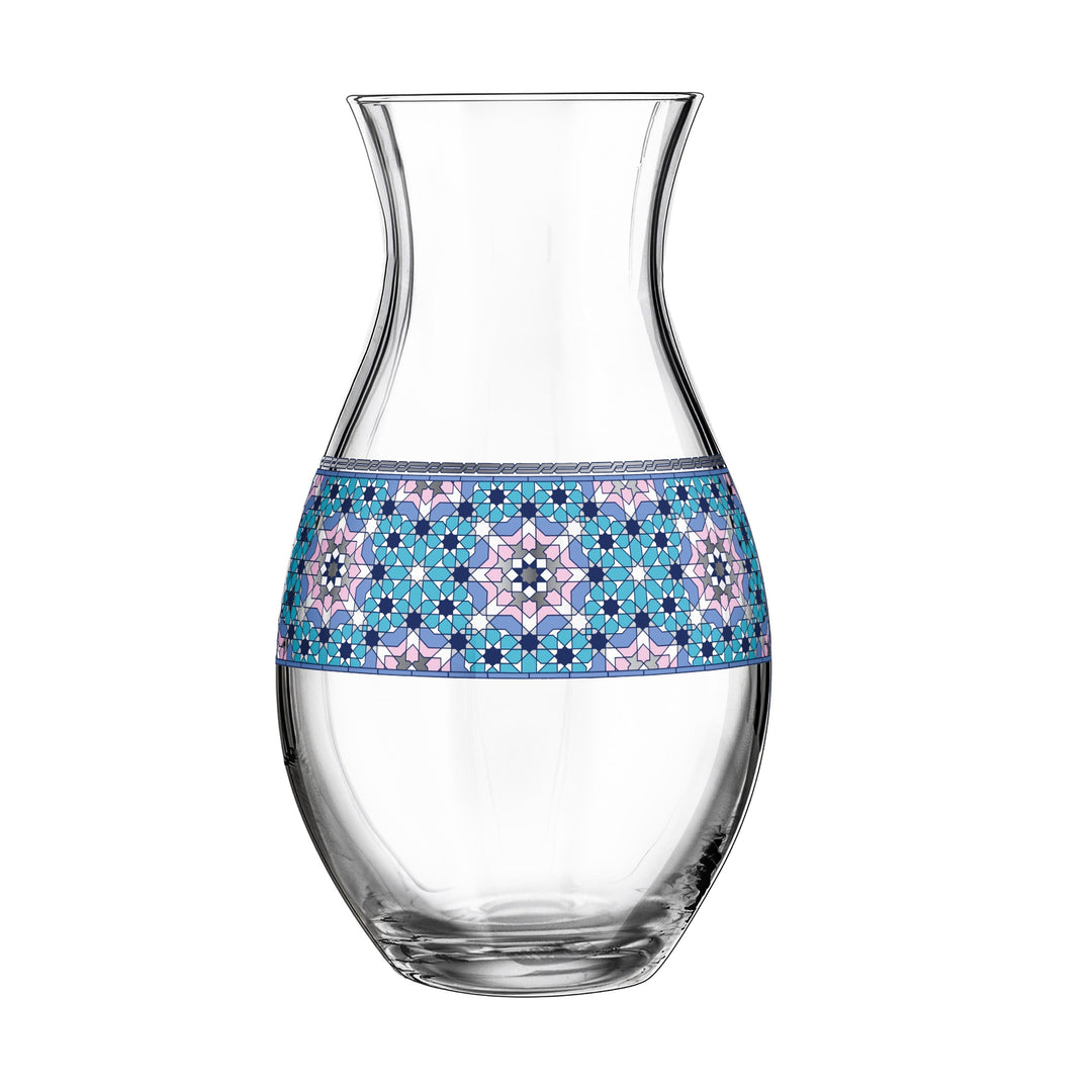 Dimlaj Melange Glass Vase (Platinum) - Premium Vases from Melange By Dimlaj - Just $265!