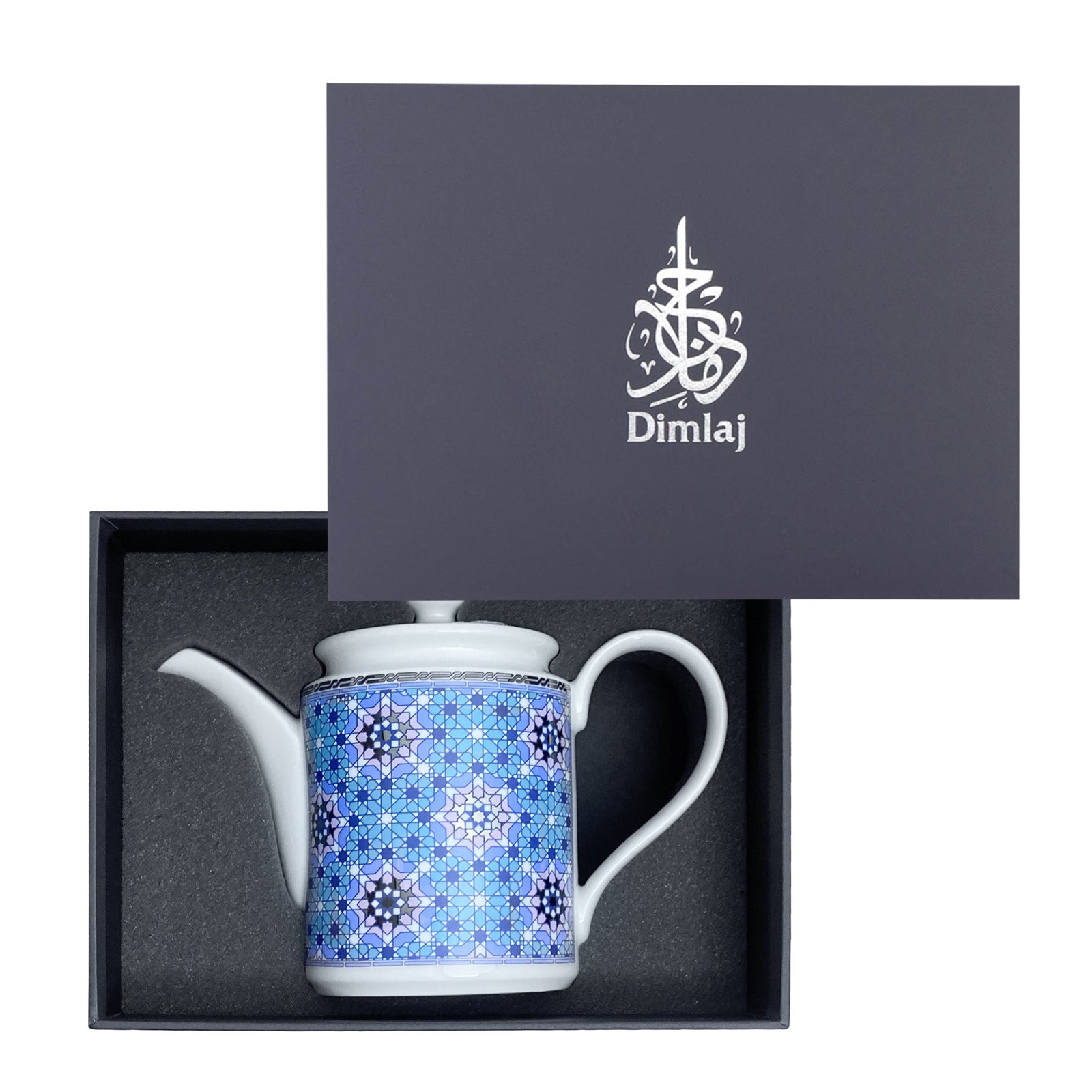 Dimlaj Melange Porcelain Teapot (Platinum) - Premium Tea Pots from Melange By Dimlaj - Just $265!