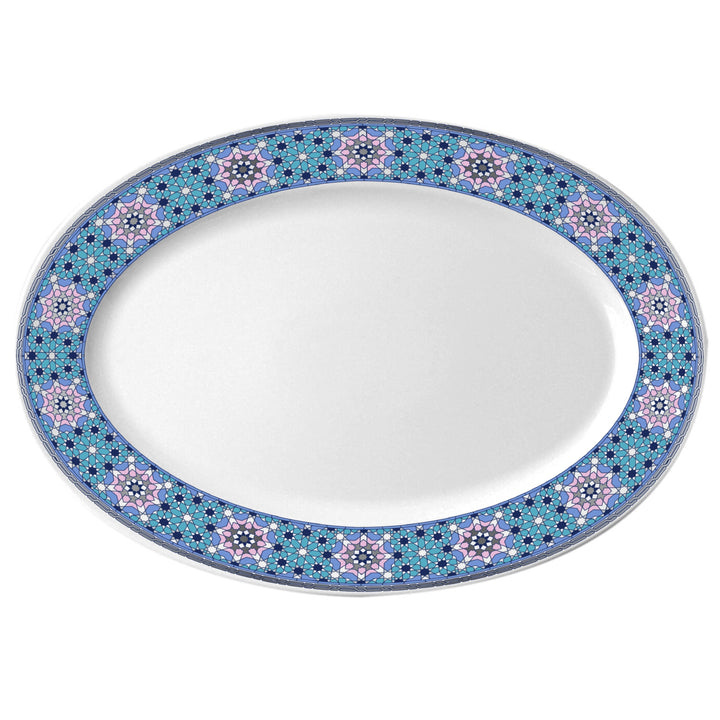 Dimlaj Melange Porcelain Plate (Platinum) - Premium Platters from Melange By Dimlaj - Just $285!
