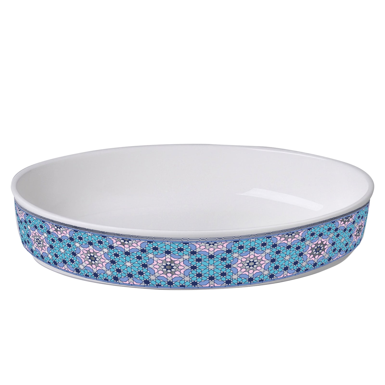 Dimlaj Melange Porcelain Serving Bowl (Platinum) - Premium Serving Bowls from Melange By Dimlaj - Just $285!