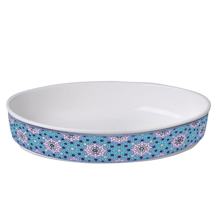 Dimlaj Melange Porcelain Serving Bowl (Platinum) - Premium Serving Bowls from Melange By Dimlaj - Just $285!