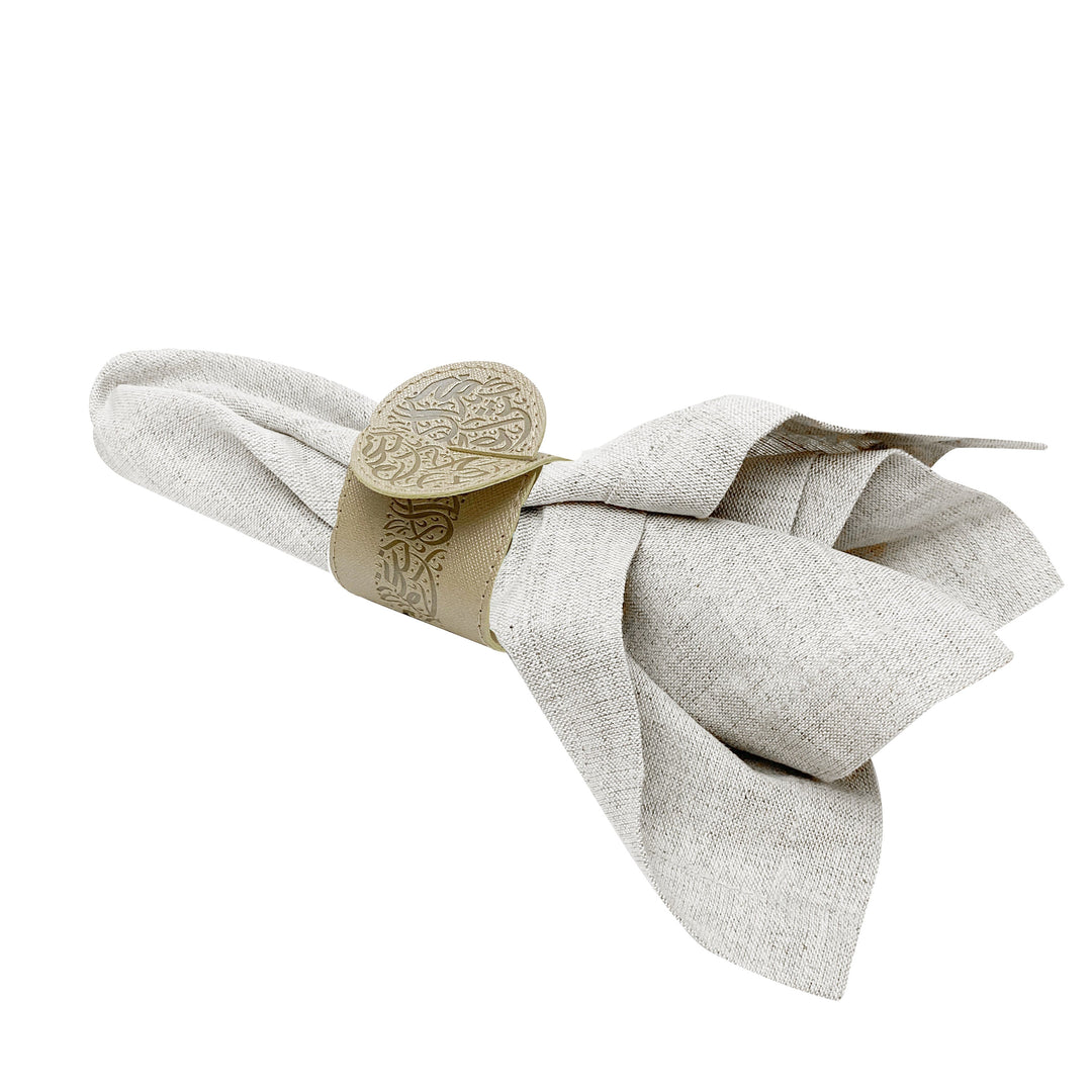 Dimlaj Nagham Table Accessories Set of 18 Pcs (Beige) - Premium Table Accessories from Nagham By Dimlaj - Just $375!