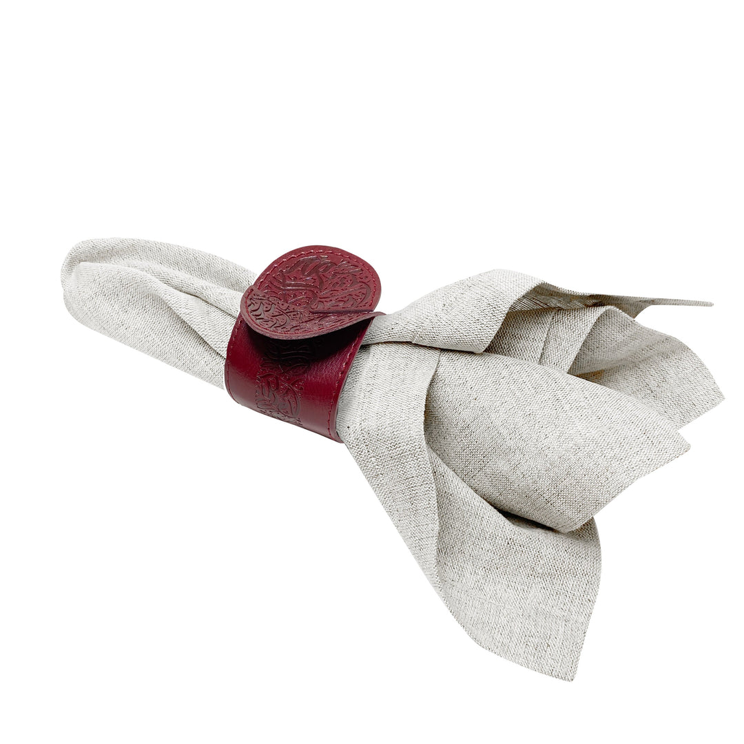 Dimlaj Nagham Set of 18 Pcs Table Accessories (Maroon) - Premium Table Accessories from Nagham By Dimlaj - Just $375!