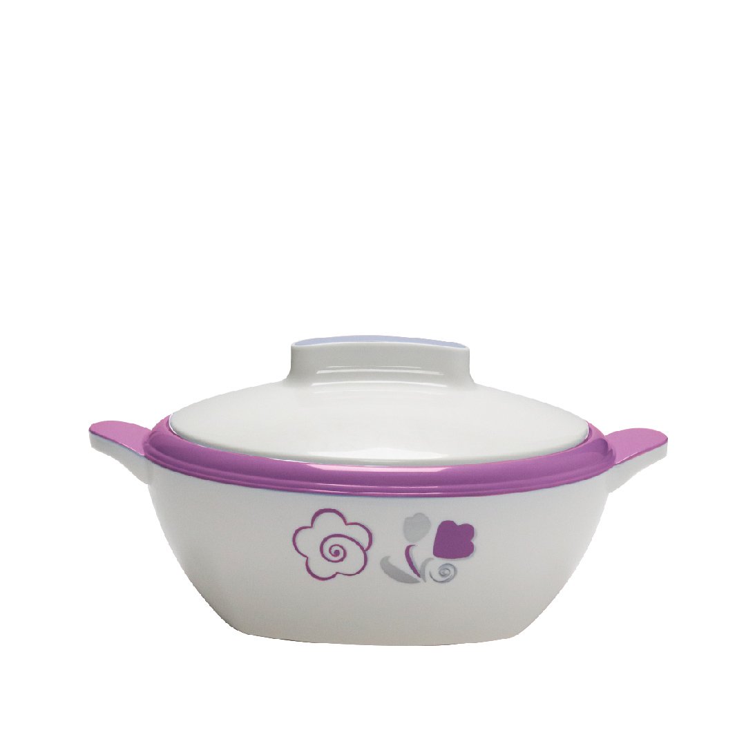 Enjoy White-Purple Thermal Food Container 0.75 L - Premium Food Container from Enjoy - Just $20!