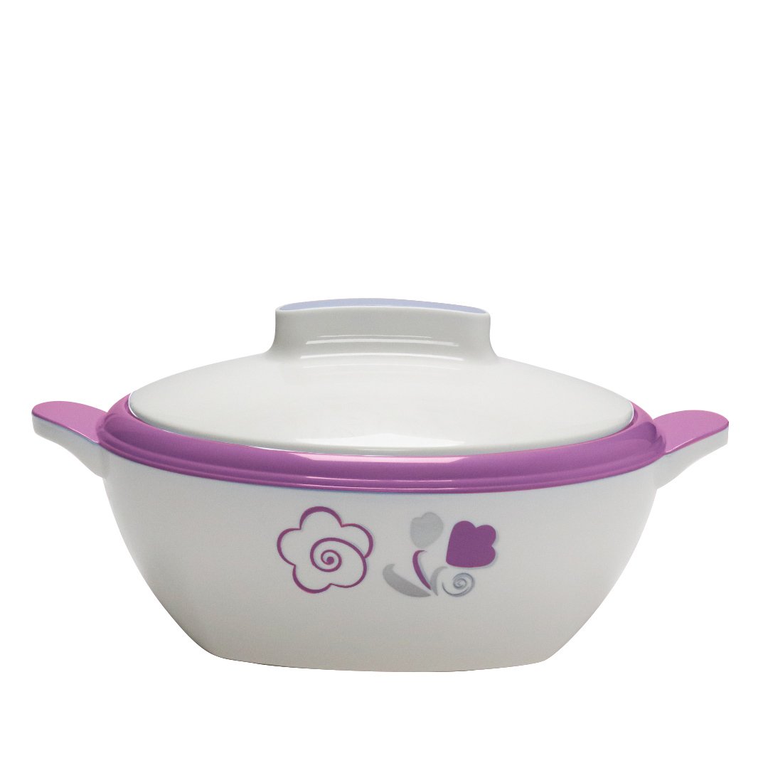 Enjoy White-Purple Thermal Food Container 1.8 L - Premium Food Container from Enjoy - Just $35!