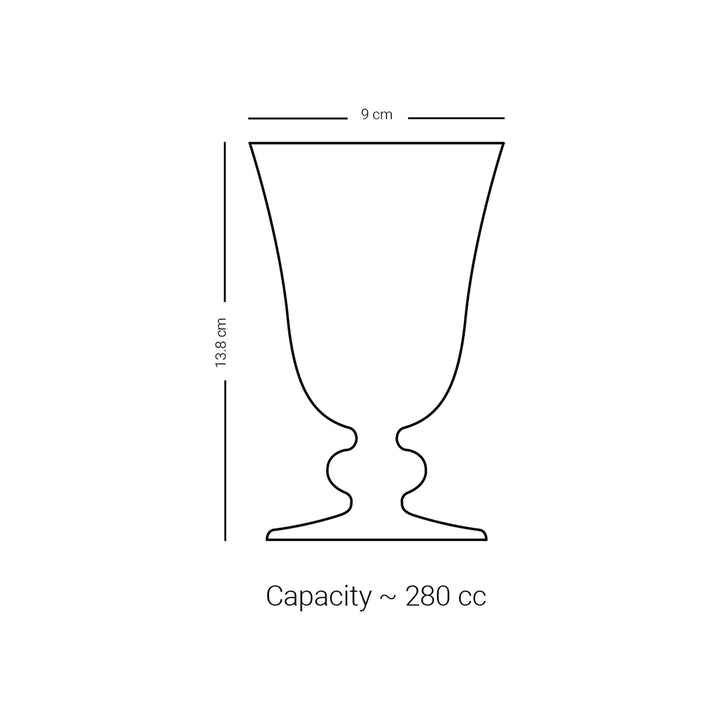 Dimlaj Cordoba Set of 6 Pcs Goblet Stems (Gold & Pink) - Premium Goblet Stemware from Cordoba By Dimlaj - Just $375!