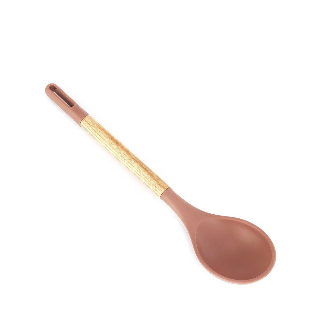 Wisteria Rust Rose Solid Spoon - Premium Kitchen Tool from Wisteria - Just $15!