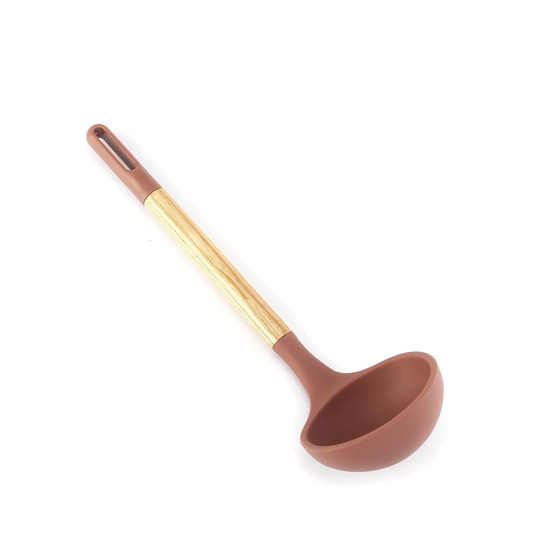 Wisteria Rust Rose Silicone Ladle - Premium Kitchen Tool from Wisteria - Just $15!
