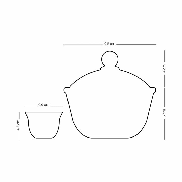 Dimlaj Selena Set of 14 Pcs Cawa Cups and Serving Bowl (Gold & Pink) - Premium Cawa Cups from Selena By Dimlaj - Just $148!