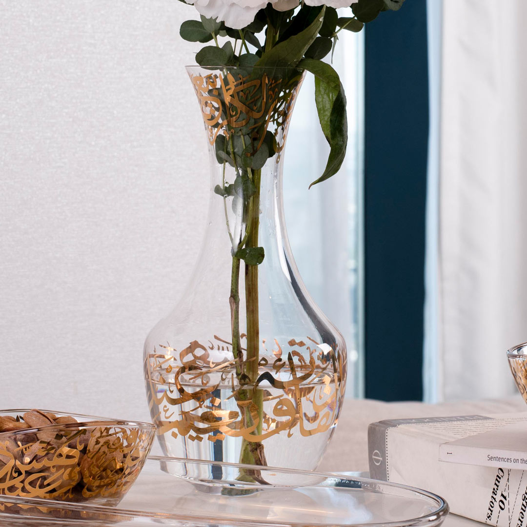 Dimlaj Kareem Crystal Decanter (Gold) - Premium Decanters from Kareem By Dimlaj - Just $250!