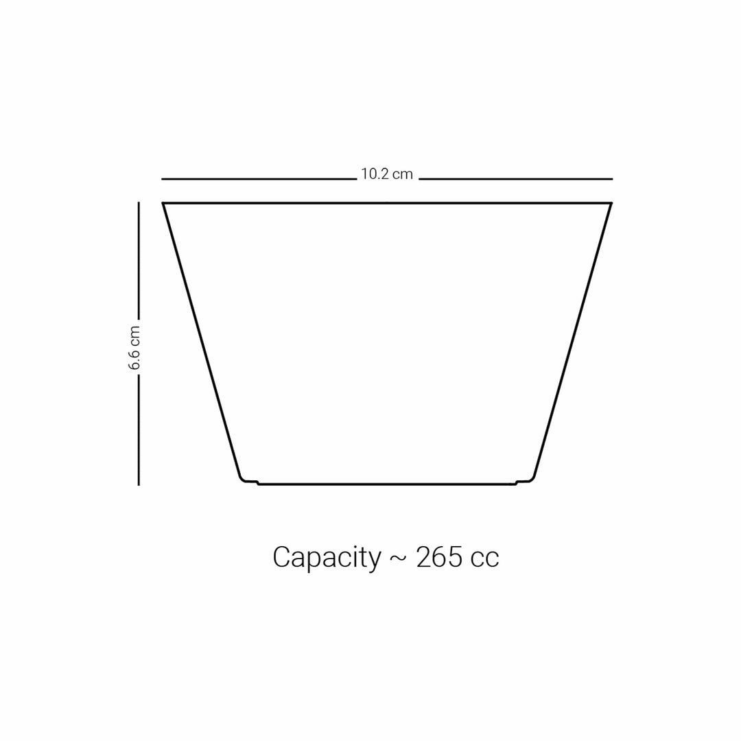 Dimlaj Melange Set of 6 Pcs Small Serving Bowls (Platinum & Blue) - Premium Serving Bowls from Melange By Dimlaj - Just $265!
